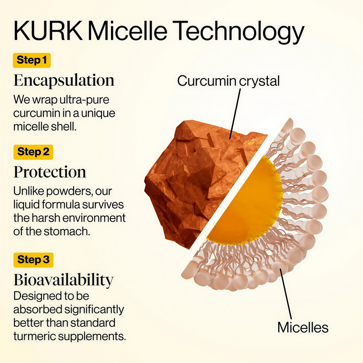 Kurk Liquid Curcumin 3.2 FI Oz