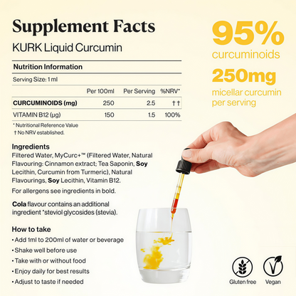 Kurk Liquid Curcumin 3.2 FI Oz